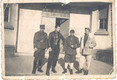 De gauche à droite : François Ahatchitch, Georges Bois Sapin et Alexandre Percic (gymnase municipal, septembre 1944)