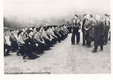 École des cadres de la Milice à Uriage (mars 1943). Abel Bonnard (à droite) et Jospeh Darnand (au milieu)